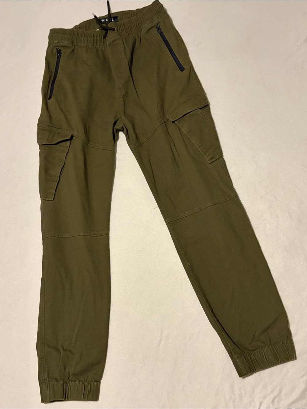 WXYZ Men's Olive Green Cargo Jogger Pants Size Small